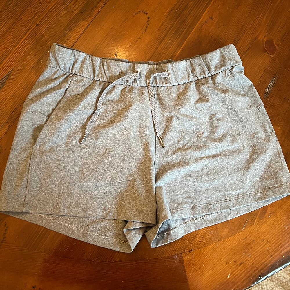 Grey Lulu Lemon shorts Sz 10